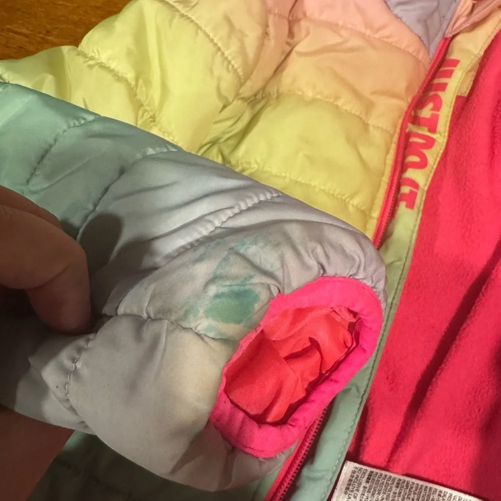 Nike Kids' Rainbow Ombre midweight Puffer Jacket - Picture 5 of 7
